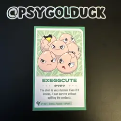 Peru Baby Set Pokemon Card Exeggcute - Image 1