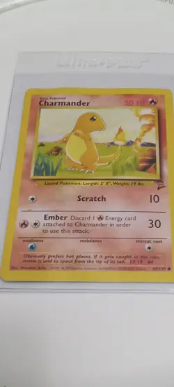 Pokemon Charmander Base Set 2-1999 Vintage Card 69/130 - Image 1