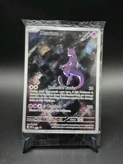 Mewtwo SVP052 Scarlet & Violet 151 Illustration Promo Pokemon Card Sealed - Image 1