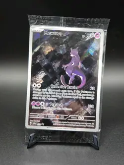 Mewtwo SVP052 Scarlet & Violet 151 Illustration Promo Pokemon Card Sealed - Image 2