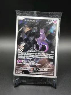 Mewtwo SVP052 Scarlet & Violet 151 Illustration Promo Pokemon Card Sealed - Image 3