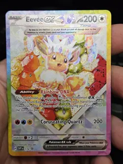 ✨ Eevee ex Promo 174 Scarlet & Violet Near Mint Holofoil Pokemon Card S&V Promo - Image 1