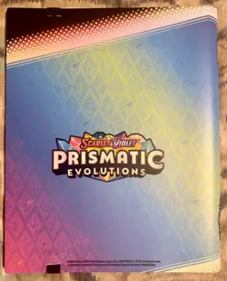 Pokemon TCG NEW Prismatic Evolutions 9-Pocket Card Binder ONLY - 21 Pages! - Image 2