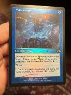 German Fbb Foil • Flusterstorm • MH3 Box Topper • Mtg (1885) - Image 1