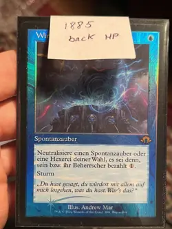 German Fbb Foil • Flusterstorm • MH3 Box Topper • Mtg (1885) - Image 3