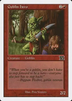Goblin Hero NM/M 6th Sixth Edition Red Creature Mtg Magic English Regular - Image 1