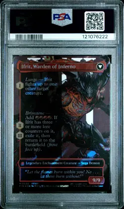 2025 MTG FINAL FANTASY CLIVE, IFRIT'S DOMINANT/IFRIT, WARDEN OF INFERNO PSA 10 - Image 2