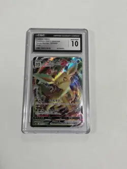 2021 Pokemon Leafeon Vmax Japanese Eevee Heroes 003/069 Holo CGC 10 Pristine - Image 1