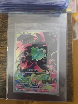 Pokemon Sealed Bulbasaur 133/132 Pokemon TCG Mega Evolution Stamped Promo - Image 1