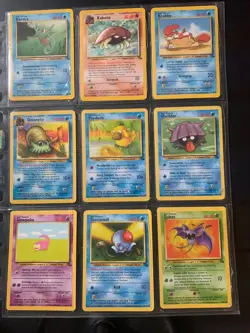 Complete Fossil Common/Uncommon set 32 / 62 Vintage WOTC Pokemon Cards - Image 4
