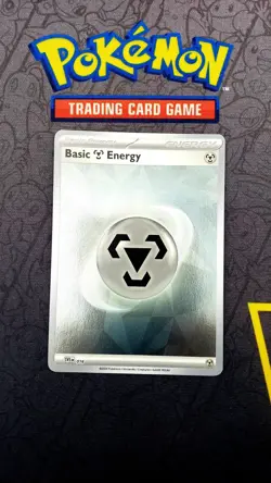 Basic Metal Energy Pokemon Prismatic Evolutions Reverse Holo SVE 011 NM+ - Image 1