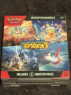 Pokemon TCG: Surging Sparks Booster Bundle - Brand New Sealed - 6 Booster Packs - Image 1