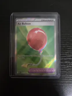 AIR BALLOON Ultra Rare Holo Trainer #166/132 Pokemon Mega Evolutions English NM - Image 1