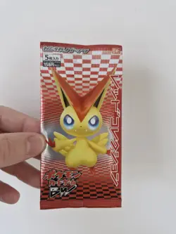 Pokemon TCG Sealed BW2 1st Edition Red Collection Booster Pack (Japanese) - Image 1