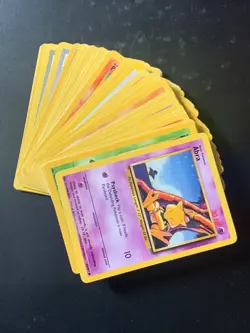 Complete Base Set Common set 38/102 Vintage WOTC Pokemon Cards - Image 1