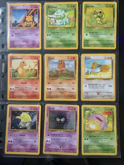 Complete Base Set Common set 38/102 Vintage WOTC Pokemon Cards - Image 2