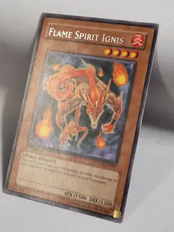 3 x YuGiOh TCG Flame Spirit Ignis - Rare - 1st Edition - LODT-EN087 LP - Image 4