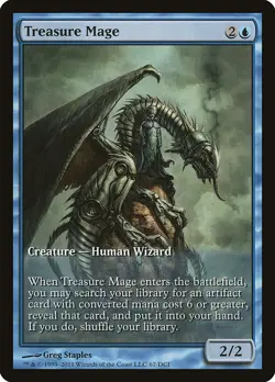 Treasure Mage (Mirrodin Besieged Game Day Extended Art) Promo NM CARD ABUGames - Image 1