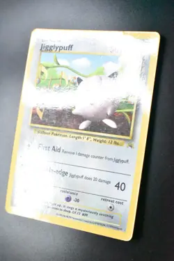 Jigglypuff No. 39 Grey Star Corocoro Comics Promo 1999 Glossy Rare Pokemon Card - Image 4