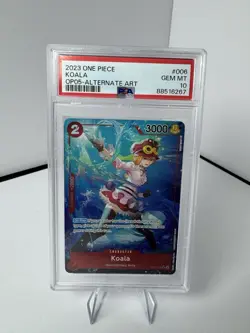 ONE PIECE CARD KOALA ALT ART OP05-006 PSA10 ENGLISH - Image 1