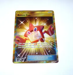 Rotom Dex 159/149 Sun & Moon Base Set Secret Rare Pokemon Card - Image 1