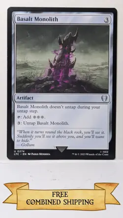 Basalt Monolith Commander: the Lord of the Rings: Tales of Middle-Earth Regular - Image 1