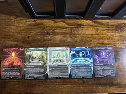 Mtg Final Fantasy Non-Foil Crystal Set - Image 1