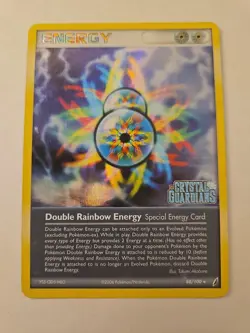 Pokemon TCG Double Rainbow Energy Ex Crystal Guardians Pokemon Promos 88/100 - Image 1