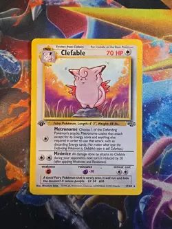 Pokemon Clefable 17/64 1st Edition Jungle Regular Non Holo Rare - Image 1