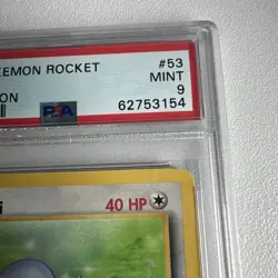 Dratini 1st Edition 53/82 Team Rocket PSA 9 Mint WOTC Vintage Pokemon - Image 5