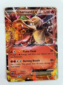 Pokemon TCG Charizard EX Generations 11/83 Holo w/ Plastic Sleeve - Image 2