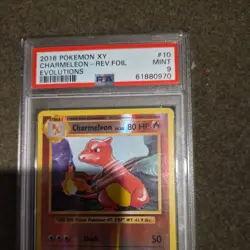 2016 Pokemon XY Evolutions Charmeleon Reverse Foil PSA 9 - Image 4