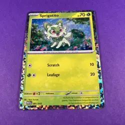 Pokemon TCG Sprigatito 001/015 McDonalds 2023 Holo Rare Pokemon TCG - Image 2