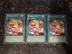 3X Poison Chain CSOC-EN053 - Yugioh Yu Gi Oh! 3 Playset Mixed - Image 1