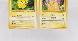 Pokemon card Set of 2 Pikachu No.025 Old Back Base set jungle Non Holo Japanese - Image 4