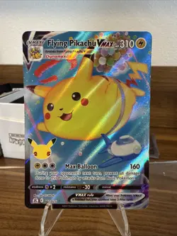 Flying Pikachu Vmax 007/025 Celebrations 25th Anniversary Holo Pokemon Card Nm - Image 1