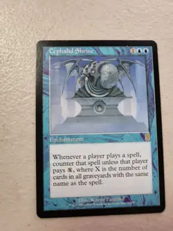 Magic The Gathering MTG Card: Cephalid Shrine Odyssey Set Rare LP Free Shipping - Image 1