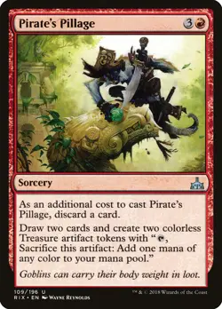 Pirate's Pillage Rivals of Ixalan NM Red Uncommon MAGIC MTG CARD ABUGames - Image 1