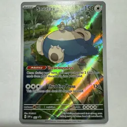 Pokemon TCG Snorlax 051 Scarlet & Violet 151 Promo Card NM Condition - Image 1