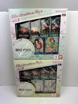 One Piece Trading Card Game: Illustration Box Volume 1 & 2 Brand New #2 - Image 1