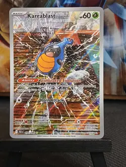 Karrablast 094/086 Sv: Black Bolt English Pokemon Card NM - Image 4
