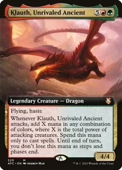 Klauth, Unrivaled Ancient (Extended Art) - Commander: Adventures in the... - Image 1