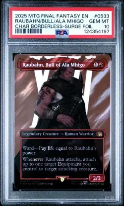 PSA 10 GEM MT Raubahn Bull of Ala Mhigo Surge Foil 531 | MTG UB Final Fantasy - Image 1