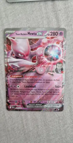 ✅ Pokemon Team Rockets Mewtu 081/182 Ewige Rivalen - Boosterfrisch DE - - Image 1