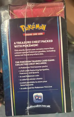 Pokemon TCG Collector Chest Fall 2023 Paldea Evolved & Silver Tempest New Sealed - Image 3