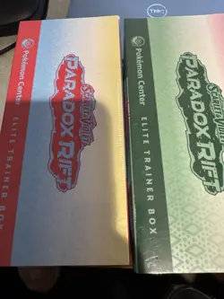 Paradox Rift Pokemon Center Elite Trainer Box ETB Set Of 2 Sealed - Image 3