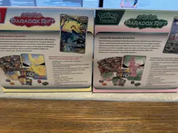 Paradox Rift Pokemon Center Elite Trainer Box ETB Set Of 2 Sealed - Image 4