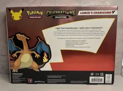 Pokemon TCG Celebrations Collection Lance's Charizard V Box Sealed 820650809392 - Image 2