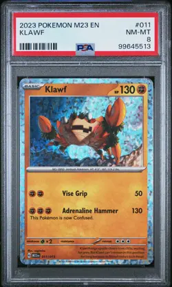 2023 POKEMON M23 EN-MCDONALD'S COLLECTION #011 KLAWF PSA 8 - Image 1