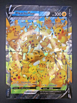 Pokemon Pikachu V-Union Promo Set SWSH139 SWSH140 SWSH141 SWSH142 Deutsch NM - Image 1